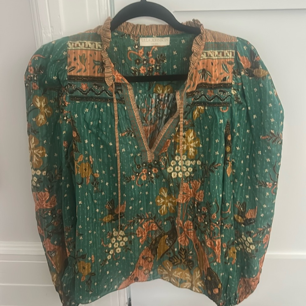 Ulla Johnson Puff Sleeve Top